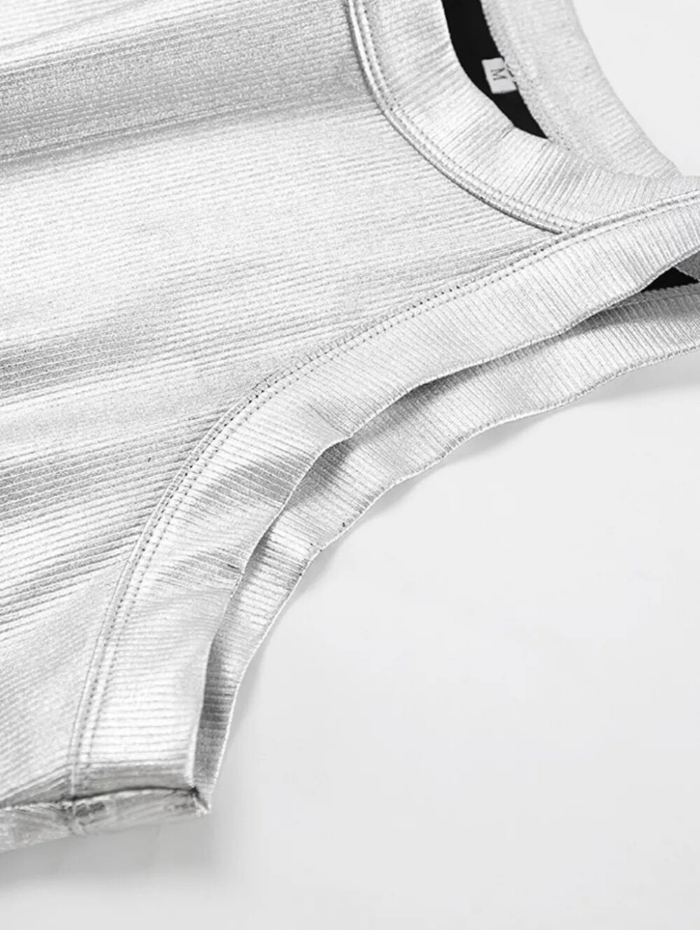 Ribbed Racerback Tank Top - Picture 8 of 13